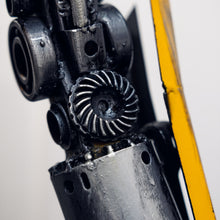 Load image into Gallery viewer, 44" Yellow Robot Sculpture