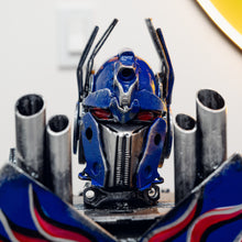 Load image into Gallery viewer, 44" Blue and Red Robot Sculpture