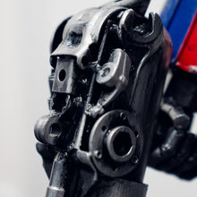 Load image into Gallery viewer, 44" Blue and Red Robot Sculpture