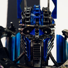 Load image into Gallery viewer, 79" Blue and Red Robot Sculpture