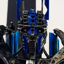 Load image into Gallery viewer, 79" Blue and Red Robot Sculpture