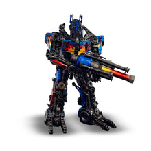 Load image into Gallery viewer, 79" Blue and Red Robot Sculpture