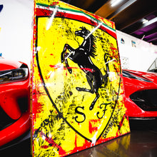 Load image into Gallery viewer, Exotic Car Horse Logo Painting