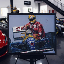 Load image into Gallery viewer, Senna Mansell Taxi by Paul Oz