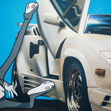Load image into Gallery viewer, B. Bunny Countach by Kontty Race Art