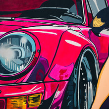 Load image into Gallery viewer, Pink RWB Nakai Pop by Kontty Race Art