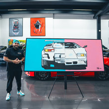 Load image into Gallery viewer, Color Split Exotic Car by Manfred Delgado