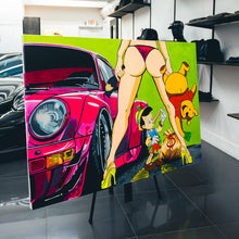 Load image into Gallery viewer, Pink RWB Nakai Pop by Kontty Race Art
