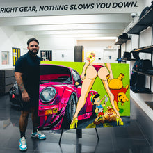 Load image into Gallery viewer, Pink RWB Nakai Pop by Kontty Race Art
