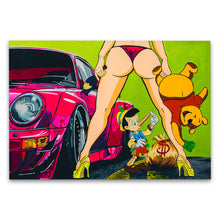 Load image into Gallery viewer, Pink RWB Nakai Pop by Kontty Race Art
